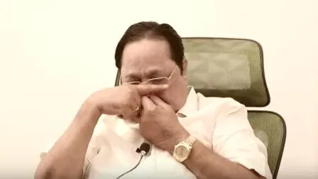 duraimurugan nose cut